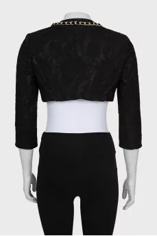 Lace Jacket with Chain
