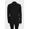 Straight-cut button-down jacket