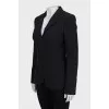 Fitted jacket with hooks