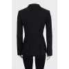 Fitted jacket with hooks
