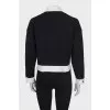 Straight cut cardigan with buttons