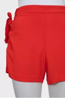 Shorts with side ties