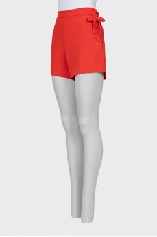 Shorts with side ties