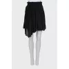 Black skirt without fastening with tag