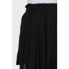 Black skirt without fastening with tag