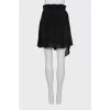 Black skirt without fastening with tag
