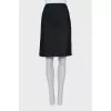Pencil skirt decorated with buttons