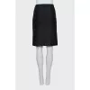 Pencil skirt decorated with buttons