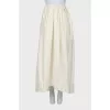 White loose fit skirt