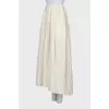 White loose fit skirt