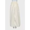 White loose fit skirt