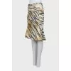 Printed flared skirt