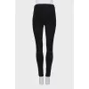 Skinny pants with zippers at the bottom