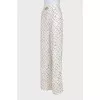 High Waist Trousers in Check Print