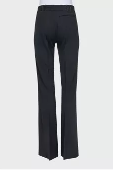 Straight-leg trousers with creases