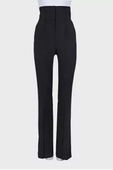 High waisted trousers