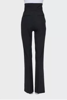 High waisted trousers