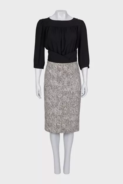 Dress with removable bottom