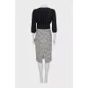 Dress with removable bottom