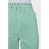 Green tapered fit jeans
