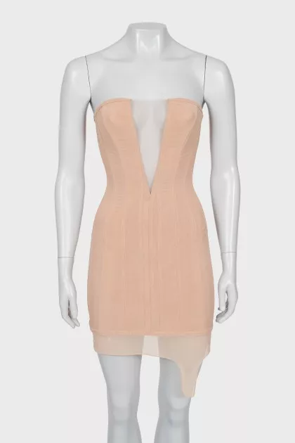Off the shoulder corset dress
