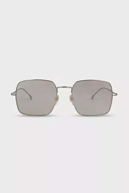 Silver frame sunglasses