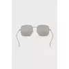 Silver frame sunglasses