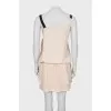 Ruffled halter dress