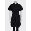 Short sleeve fitted coat
