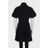 Short sleeve fitted coat
