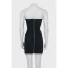 Black corset dress