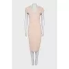 Dress with a back closure