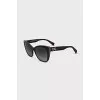 Sunglasses with print inside the frame