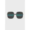 Sunglasses with print on tint