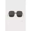 Sunglasses with print on tint