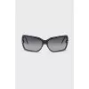 Gradient Sunglasses with Rhinestones