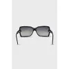 Gradient Sunglasses with Rhinestones