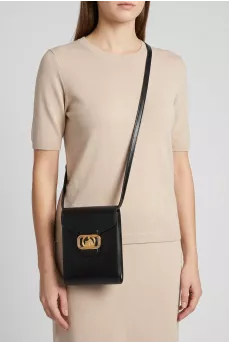 Rectangular leather bag