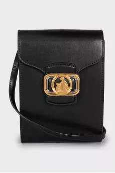 Rectangular leather bag