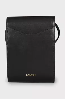 Rectangular leather bag