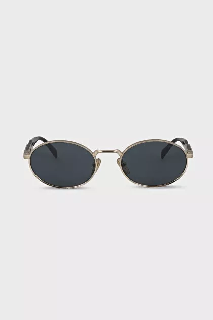 Oval frame sunglasses