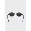 Oval frame sunglasses