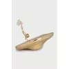 Gold colored clip