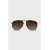 Men's thin frame sunglasses
