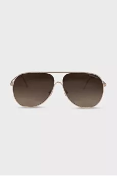 Men's thin frame sunglasses