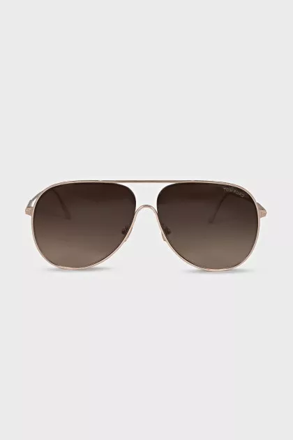 Men's thin frame sunglasses