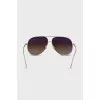Men's thin frame sunglasses