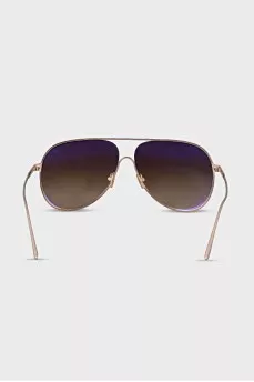 Men's thin frame sunglasses
