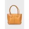 Brown leather bag