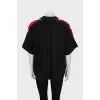 T-shirt with print on sleeves